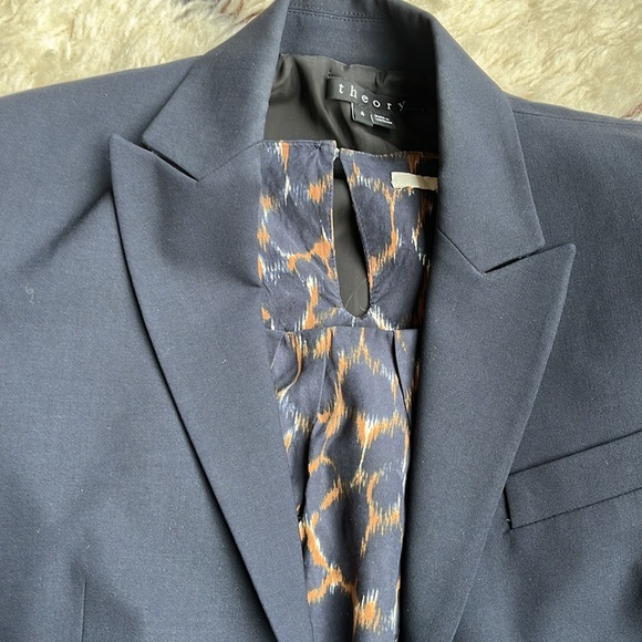 **SOLD** Theory wool Gabe B blazer, dark blue - Picture 15 of 15